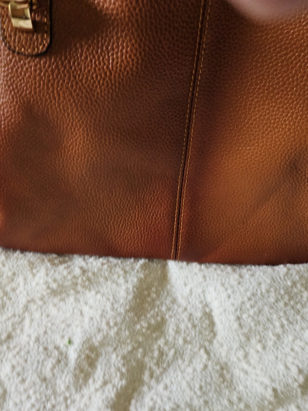 Classic Katee Leather Satchel Handbag - Elegant Everyday Tote - Picture 2 of 10